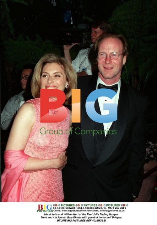 Merel Julia and William Hurt at Raul Julia Ending Hunger Fund Gala