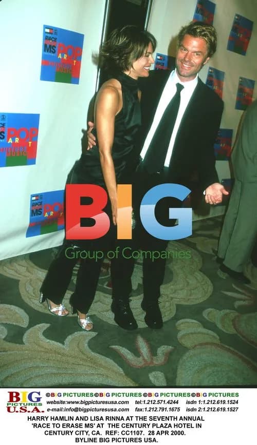 HARRY HAMLIN AND LISA RINNA AT RACE TO ERASE MS