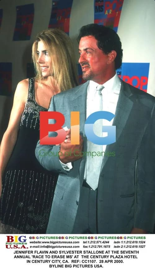 Jennifer Flavin and Sylvester Stallone at 'Race to Erase MS'
