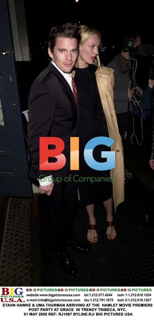 ETHAN HAWKE & UMA THURMAN at HAMLET PREMIERE PARTY