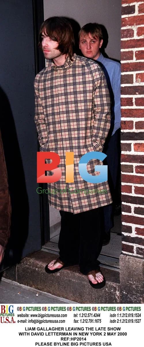 LIAM GALLAGHER LEAVING DAVID LETTERMAN SHOW
