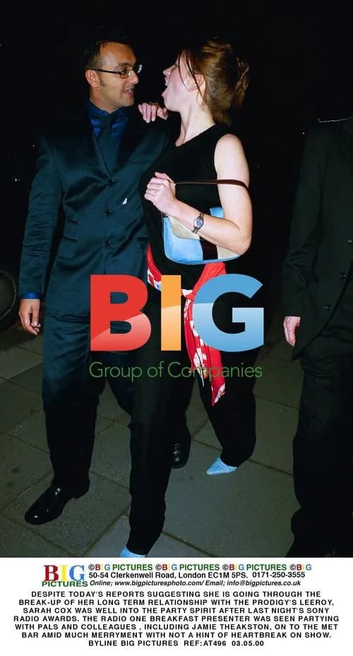 Sarah Cox Parties After Sony Radio Awards