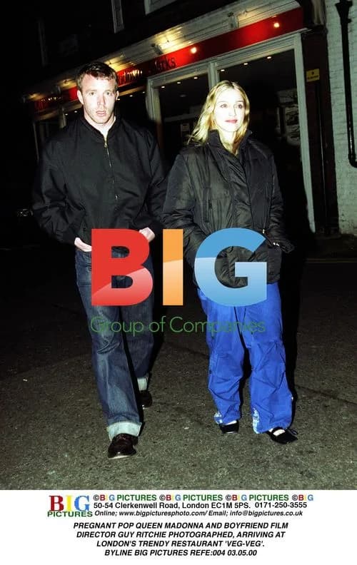 Madonna and Guy Ritchie Arrive at Veg-Veg Restaurant