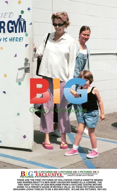 Annette Bening and Warren Beatty with new baby Ella