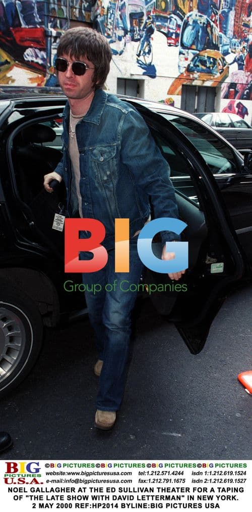 Noel Gallagher at The Late Show Taping