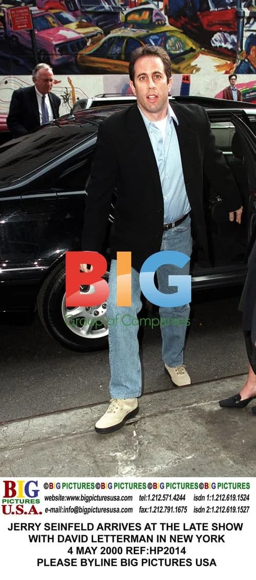 Jerry Seinfeld leaves Letterman show in NYC