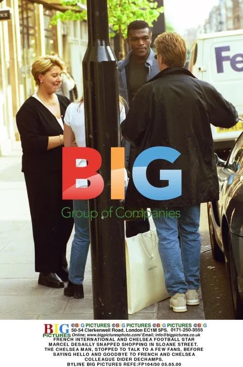 Chelsea Star Marcel Desailly Shopping