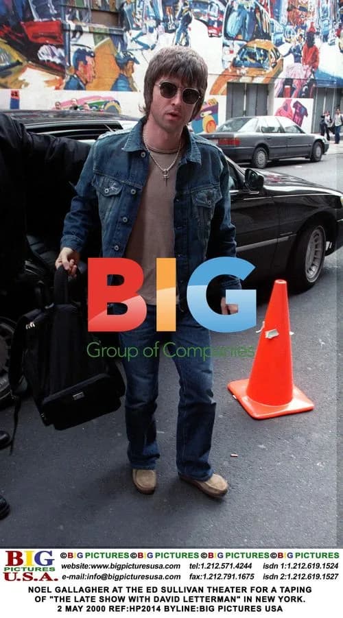 Noel Gallagher at The Late Show Taping