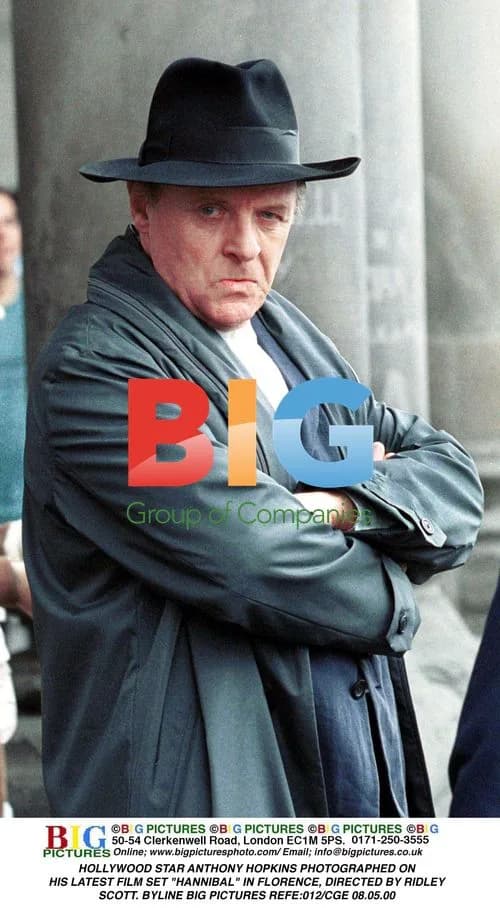 Anthony Hopkins on "Hannibal" Film Set