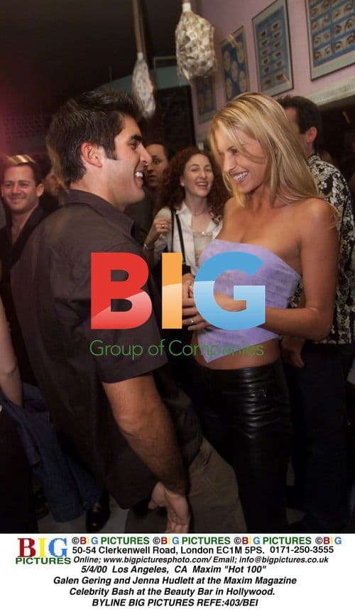 Galen Gering and Jenna Hudlett at Maxim "Hot 100" Party