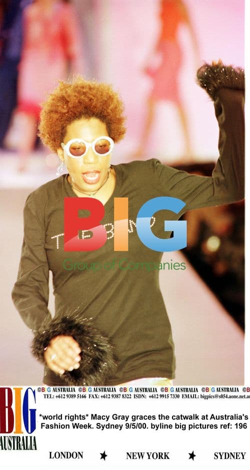Macy Gray at Australia Fashion Week
