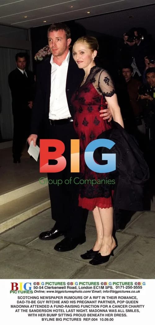 Madonna and Guy Ritchie at charity event
