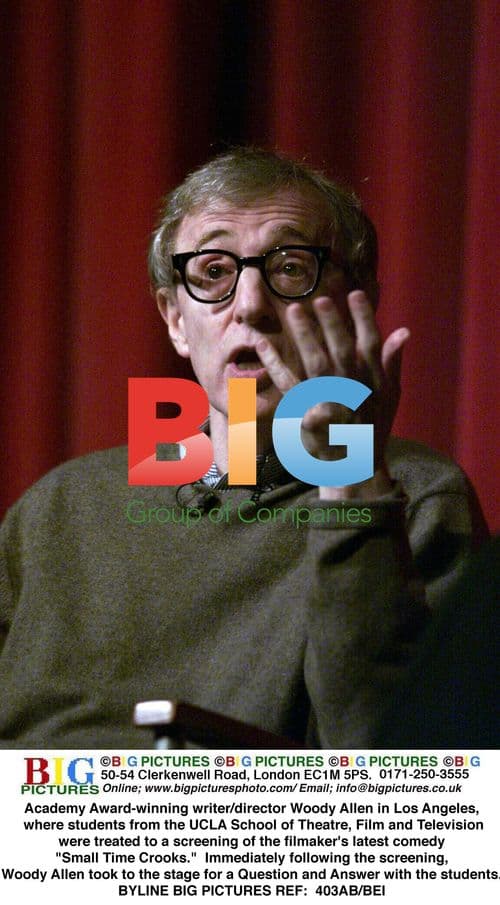 Woody Allen in Los Angeles for 'Small Time Crooks' Q&A