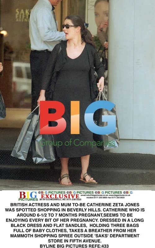 Catherine Zeta-Jones Shops in Beverly Hills