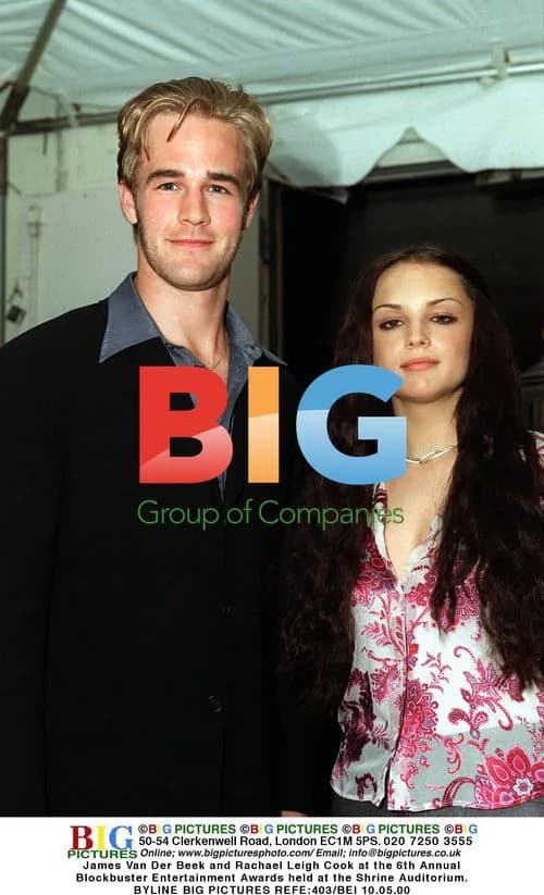 James Van Der Beek and Rachael Leigh Cook at Blockbuster Awards