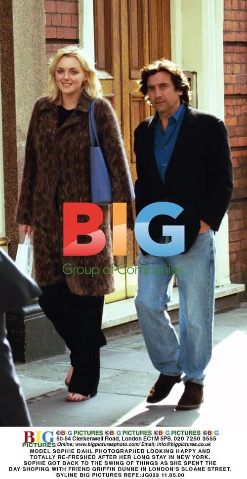 Sophie Dahl and Griffin Dunne Shopping in London