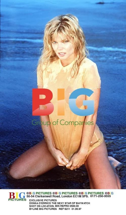 Donna D'Errico, Baywatch Star, On Location