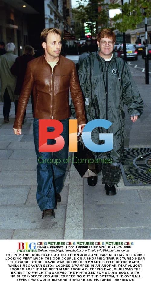 Elton John and David Furnish on Shopping Trip