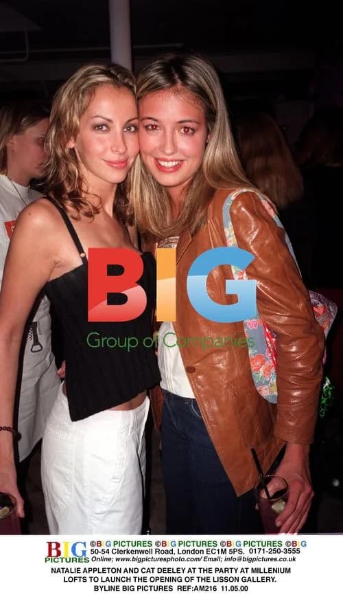 Natalie Appleton and Cat Deeley at Lisson Gallery opening