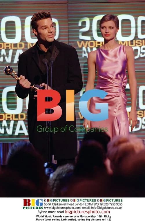 Ricky Martin at World Music Awards in Monaco