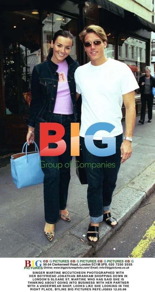 Martine McCutcheon and Boyfriend Shopping in London