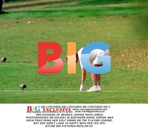 Duchess of Wessex Golfing in Spain