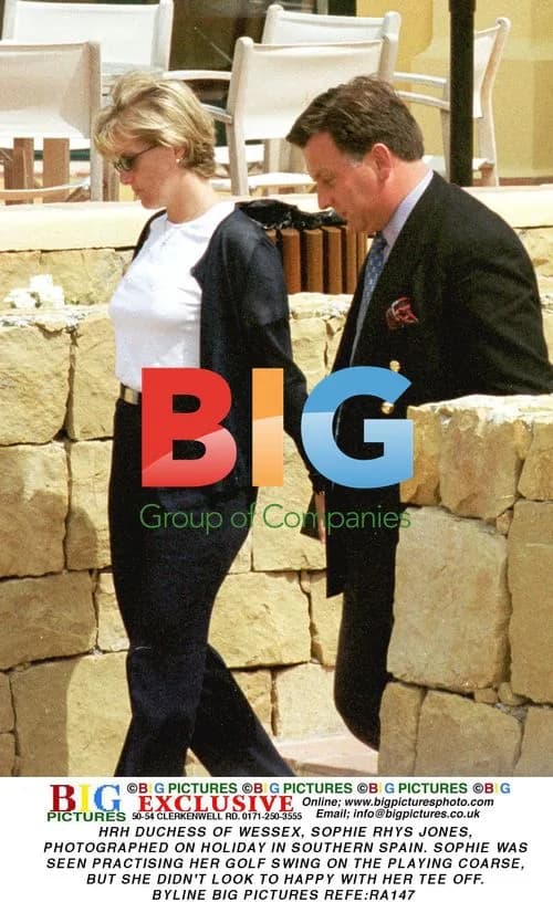 Duchess of Wessex Golfing in Spain