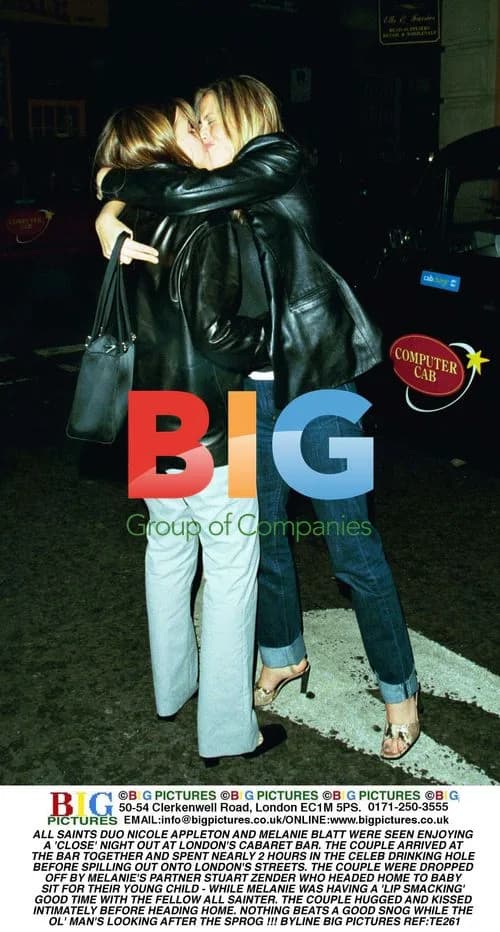 ALL SAINTS Duo Nicole and Melanie Enjoy London Night Out