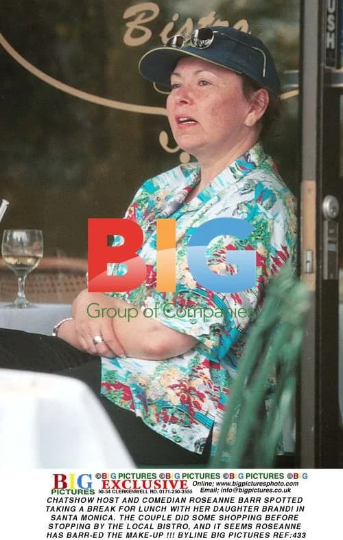 Roseanne Barr Enjoys Lunch with Daughter