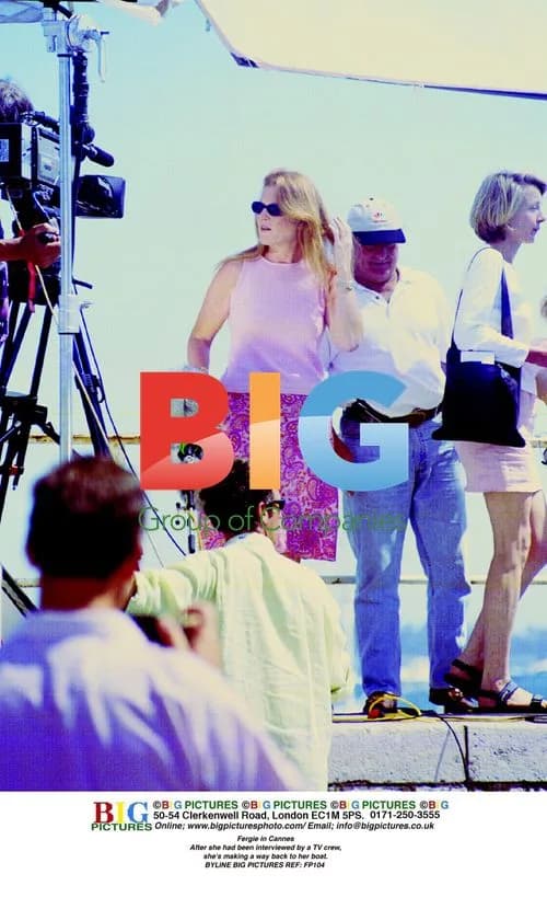 Fergie leaving Cannes boat after interview