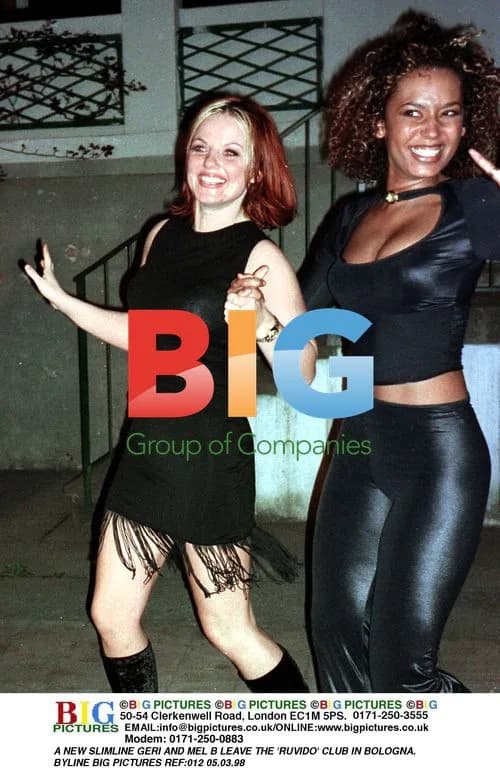 Geri and Mel B Leave Bologna Club