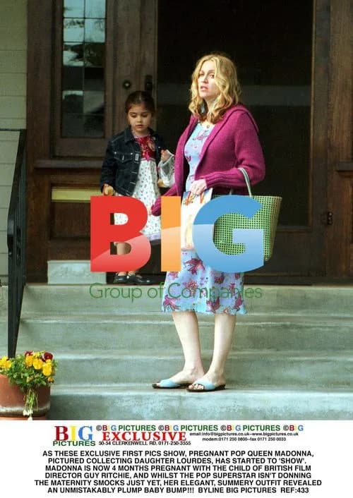 Madonna Pregnant with Lourdes
