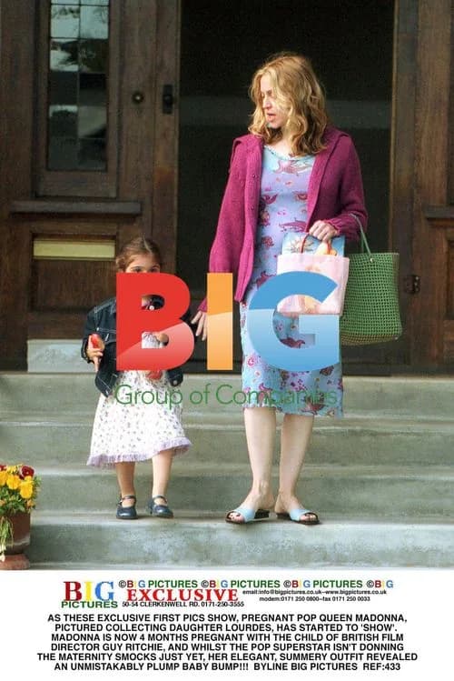Madonna Collects Daughter Lourdes with Baby Bump