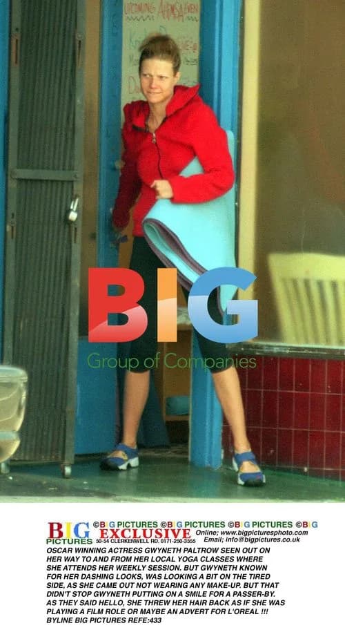 Gwyneth Paltrow Spotted Leaving Yoga Class