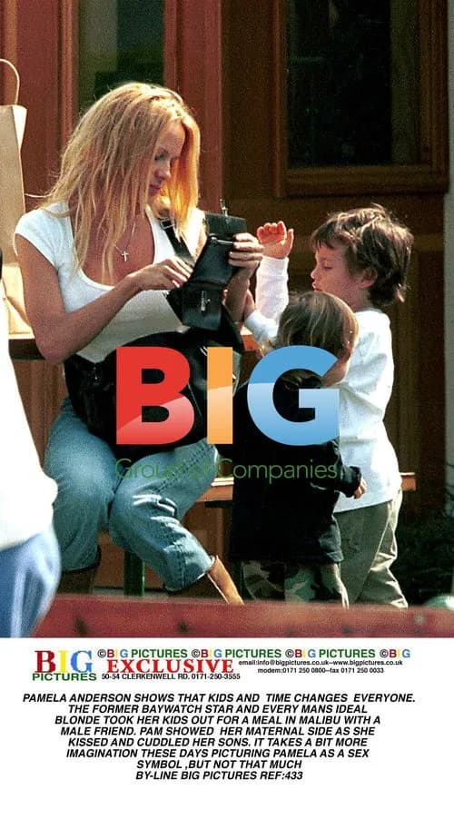 Pamela Anderson Out with Kids and Friend in Malibu