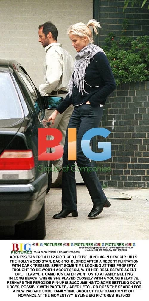 Cameron Diaz House Hunting in Beverly Hills