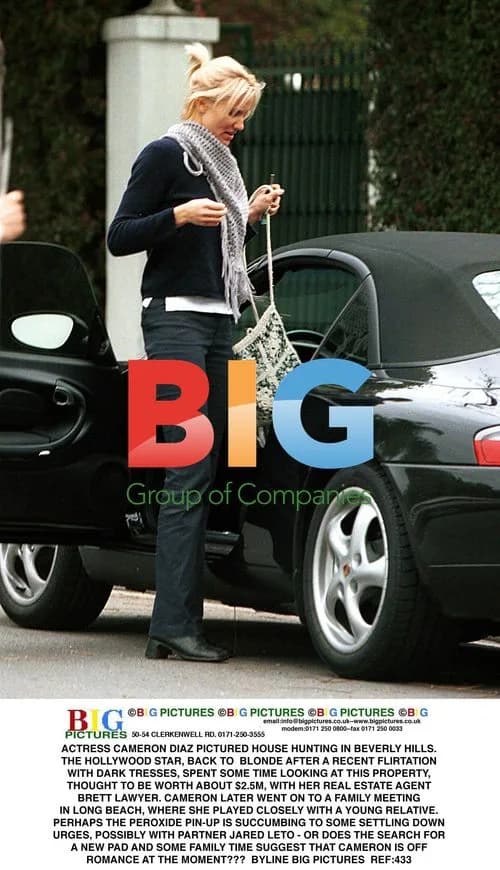 Cameron Diaz House Hunting in Beverly Hills
