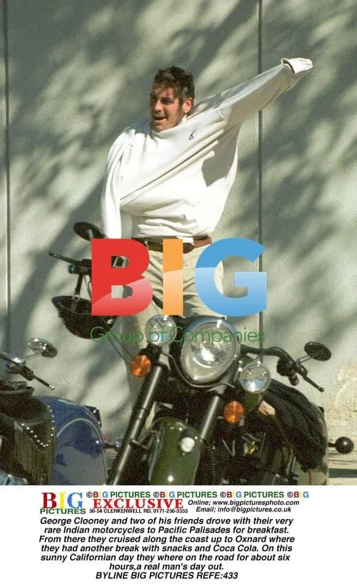 George Clooney's Motorcycle Ride