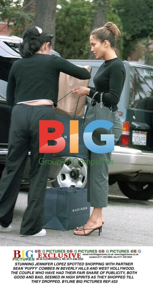 Jennifer Lopez and Sean Combs Shop in LA