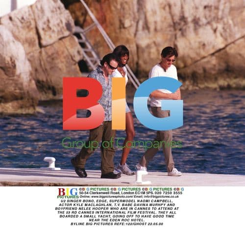 U2 Stars and Celebs Party on Yacht in Cannes