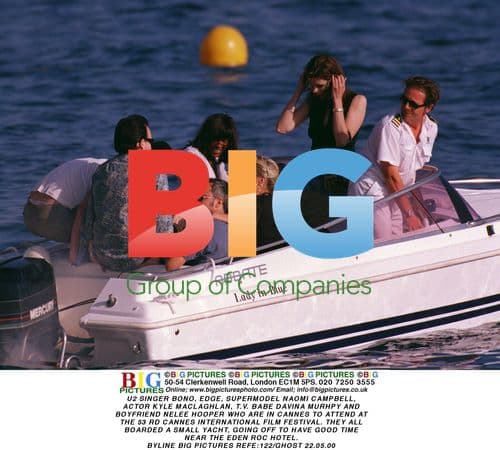 Celebrities on Yacht in Cannes