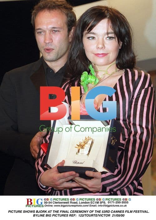 Bjork & Vincent Perez at Cannes 2000