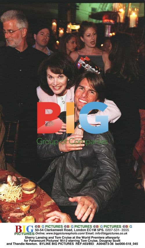 Sherry Lansing and Tom Cruise at M:I-2 afterparty