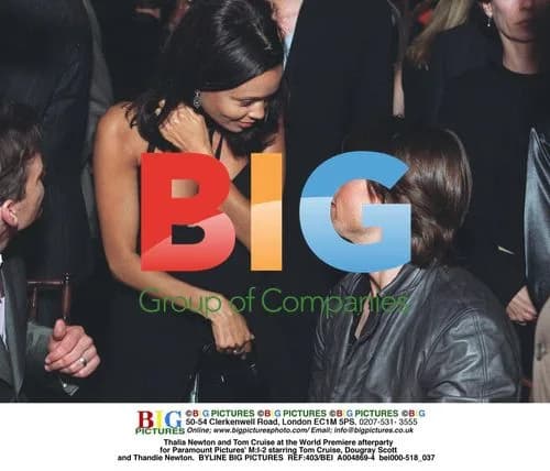 Thalia Newton and Tom Cruise at M:I-2 Afterparty