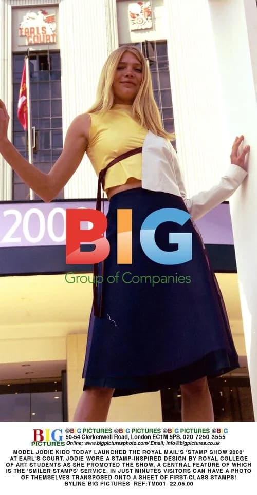 Jodie Kidd Launches Stamp Show 2000