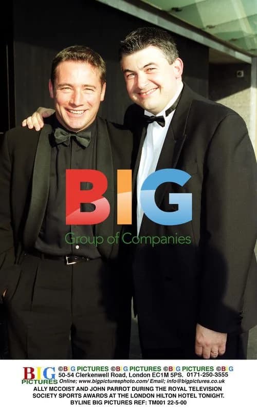 Ally McCoist and John Parrot at RTS Sports Awards