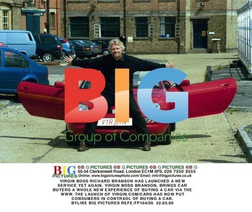 Richard Branson Launches Virgin.com/Cars