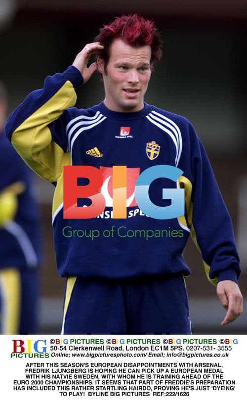 Fredrik Ljungberg Training for Euro 2000
