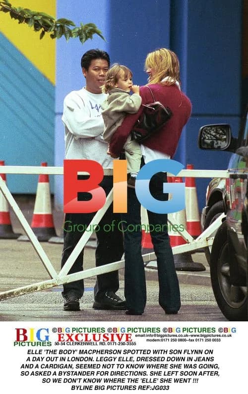 Elle Macpherson Spotted With Son in London