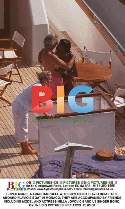 Naomi Campbell and Friends on Flavio's Boat